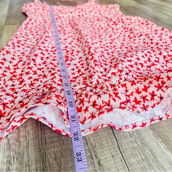 Princess Polly Floral Red Dress Size 6 - Picture 8 of 8